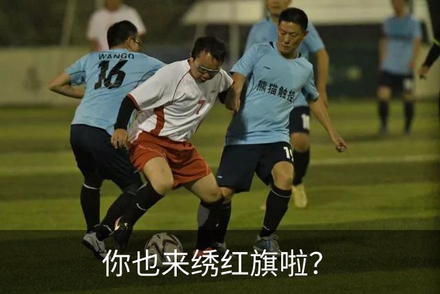 你也来绣红旗啦？